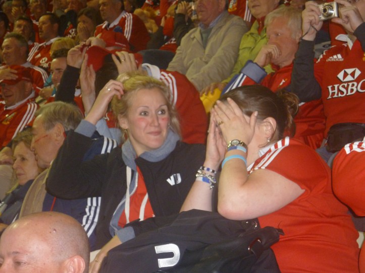 This was the last kick of the match I think - not at all into it or anything??!!!