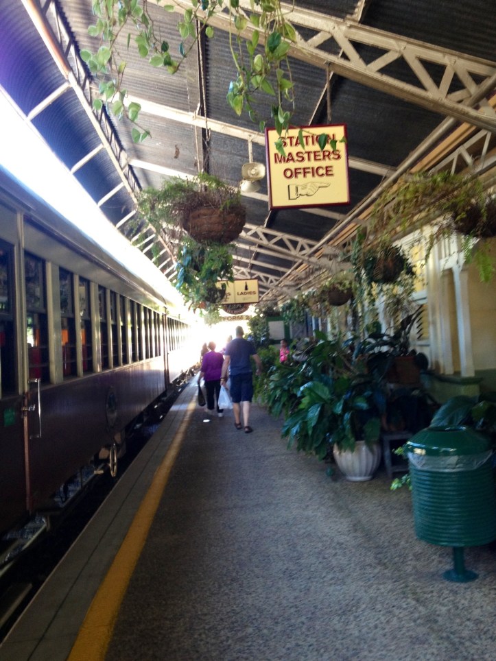 The train station at Kuranda - very quaint!
