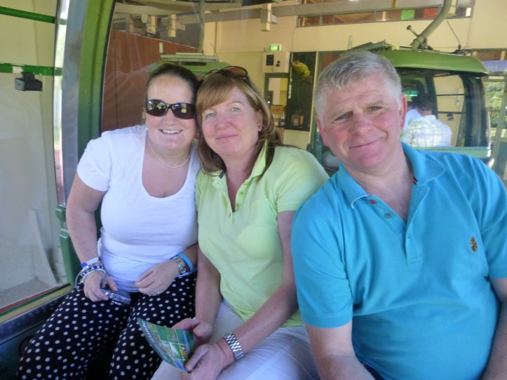 Me with Sandra & Chris in the pod